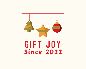 Decorative Christmas Ornament logo design