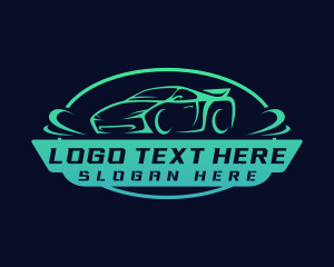 Dealership - Car Racing Mechanic logo design