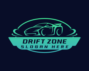 Drifting - Car Racing Mechanic logo design