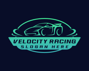 Car Racing Mechanic logo design