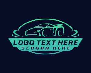 Driver - Car Racing Mechanic logo design
