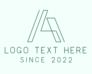 Sophisticated - Geometric Letter A logo design