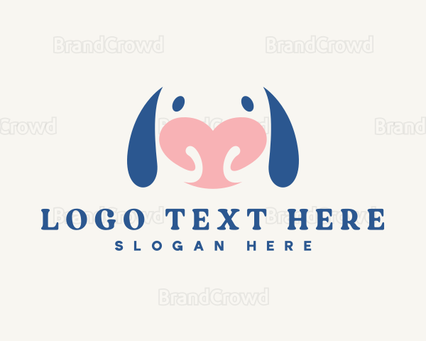 Pet Dog Nose Logo