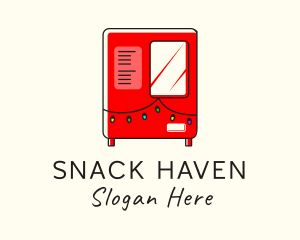 Snack Bar - Holiday Vending Machine logo design