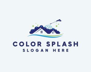 Pressure Wash Bubbles logo design