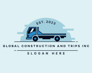 Transport - Delivery Tow Truck logo design