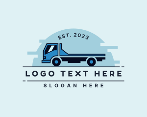 Towing - Delivery Tow Truck logo design
