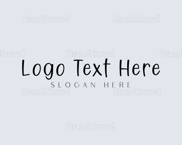 Generic Handwritten Startup Logo