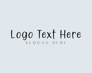 Fashion - Generic Handwritten Startup logo design