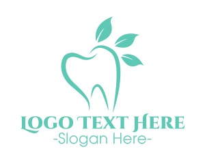 Dentist - Green Dental Tooth logo design