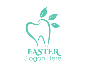 Green Dental Tooth Logo