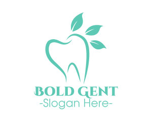 Green Dental Tooth logo design