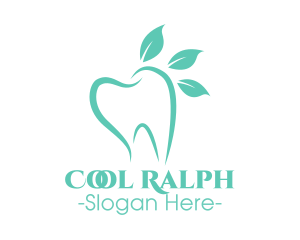 Green Dental Tooth logo design