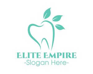 Green Dental Tooth logo design