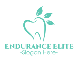 Green Dental Tooth logo design