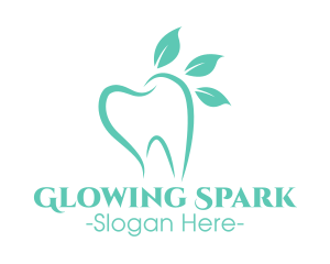 Green Dental Tooth logo design