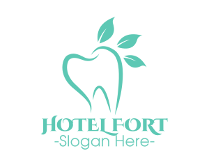 Green Dental Tooth logo design