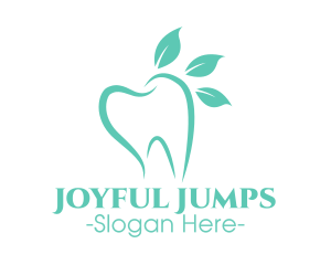 Green Dental Tooth logo design