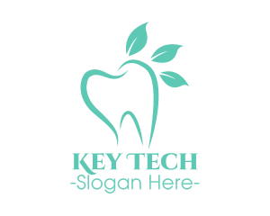 Green Dental Tooth logo design