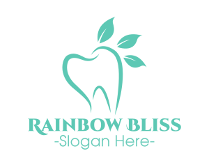 Green Dental Tooth logo design