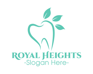 Green Dental Tooth logo design