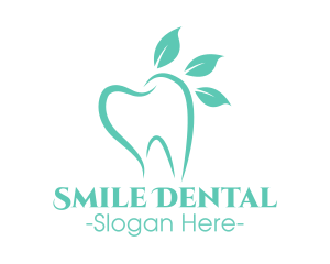 Teeth - Green Dental Tooth logo design