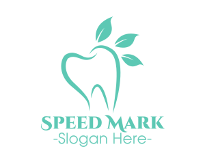 Green Dental Tooth logo design