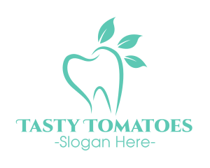 Green Dental Tooth logo design