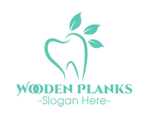 Green Dental Tooth logo design