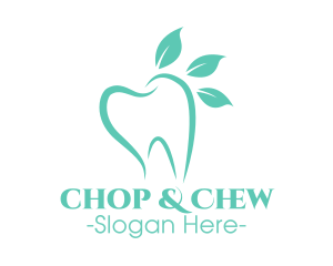 Teeth - Green Dental Tooth logo design