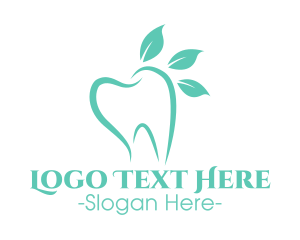 Dentistry - Green Dental Tooth logo design