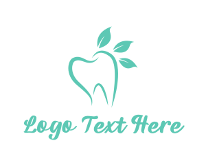 Teeth - Green Dental Tooth logo design