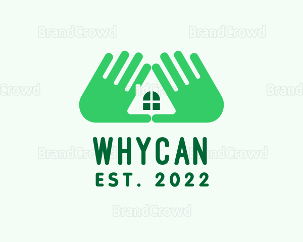 Hand House Real Estate Logo