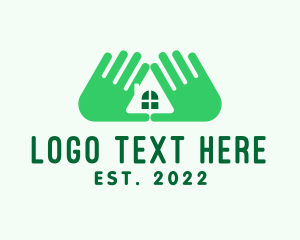 Triangle - Hand House Real Estate logo design