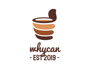 Beverage - Chocolate Coffee Drink Mug logo design