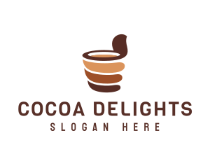 Chocolate Coffee Drink Mug logo design
