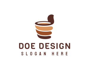 Chocolate Coffee Drink Mug logo design