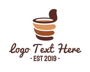 Drink - Chocolate Coffee Drink Mug logo design