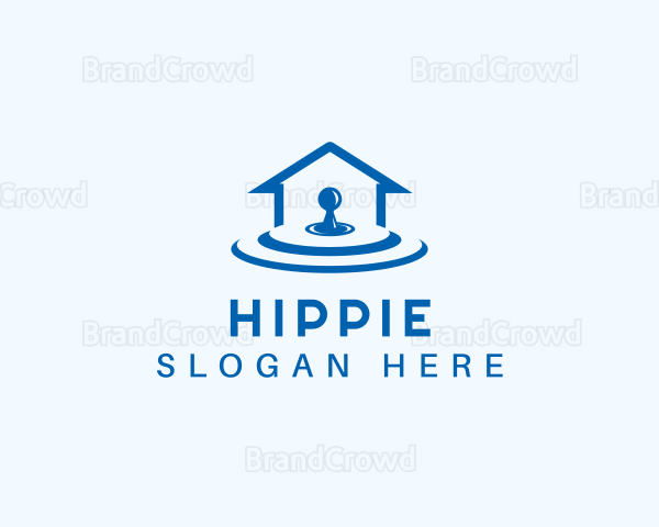 Water Ripple House Logo