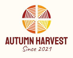 Autumn Spider Web  logo design