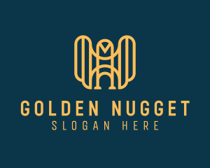 Golden Royal Eagle logo design