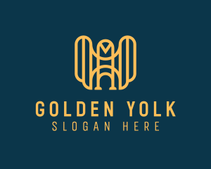 Golden Royal Eagle logo design