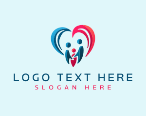 Organization - Love Heart Family logo design