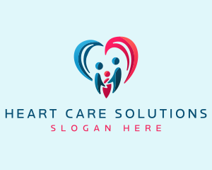 Love Heart Family logo design