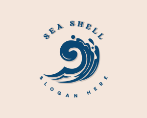 Shell - Clam Shell Beach logo design