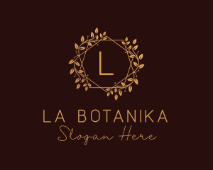 Luxury Wreath Ornament Logo