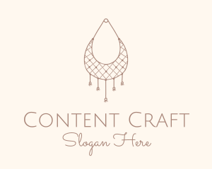 Wall Hanging Macrame Basket logo design