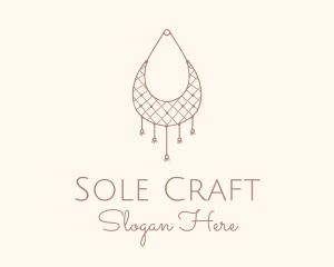 Wall Hanging Macrame Basket logo design