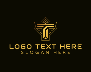 Letter T - Premium Gaming Streamer logo design