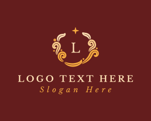 Wedding - Golden Wedding Luxury logo design